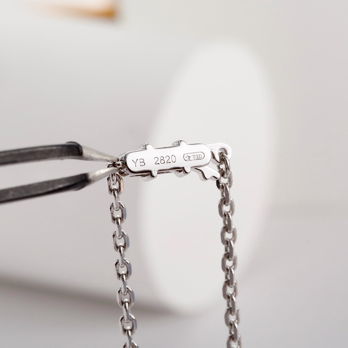 [Renovia Jewelry]LOVE NECKLACE 16MM  FULL DIAMOND