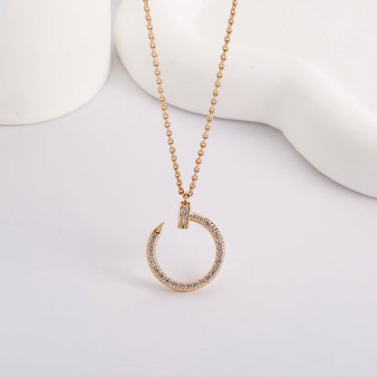 [Renovia Jewelry]JUSTE NECKLACE FULL DIAMOND