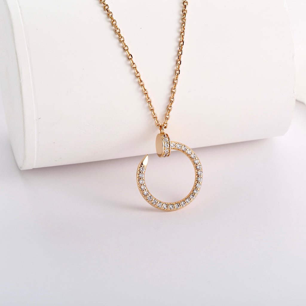[Renovia Jewelry]JUSTE NECKLACE FULL DIAMOND