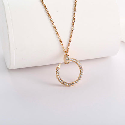 [Renovia Jewelry]JUSTE NECKLACE FULL DIAMOND