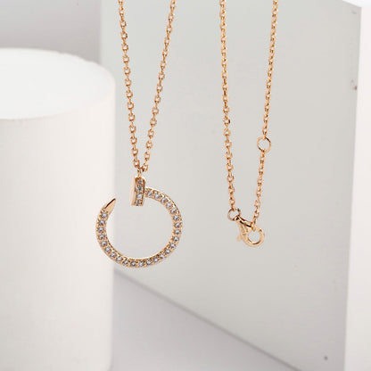 [Renovia Jewelry]JUSTE NECKLACE FULL DIAMOND