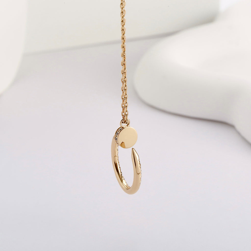 [Renovia Jewelry]JUSTE NECKLACE FULL DIAMOND