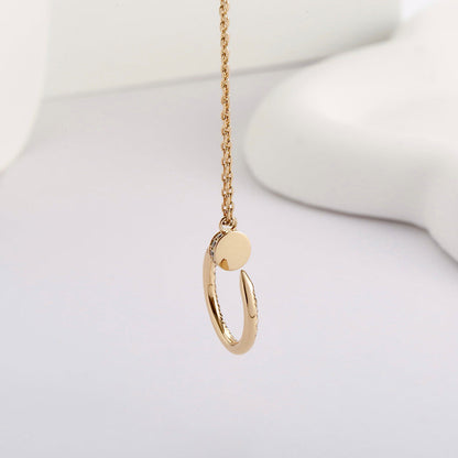 [Renovia Jewelry]JUSTE NECKLACE FULL DIAMOND