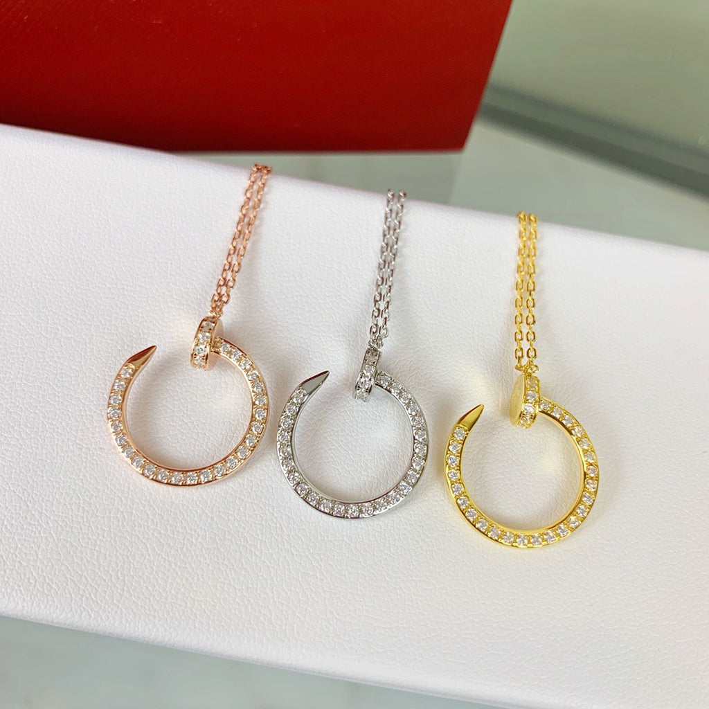 [Renovia Jewelry]JUSTE NECKLACE FULL DIAMOND