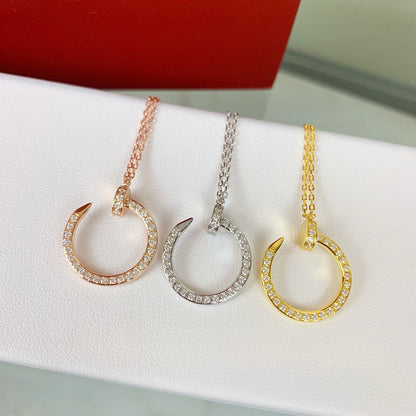 [Renovia Jewelry]JUSTE NECKLACE FULL DIAMOND