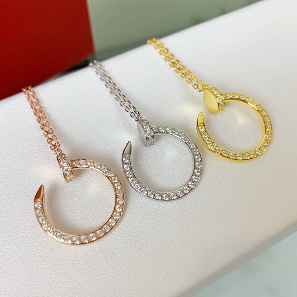 [Renovia Jewelry]JUSTE NECKLACE FULL DIAMOND