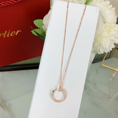 [Renovia Jewelry]JUSTE NECKLACE FULL DIAMOND