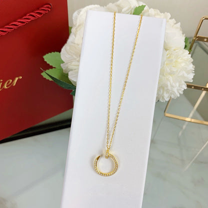 [Renovia Jewelry]JUSTE NECKLACE FULL DIAMOND