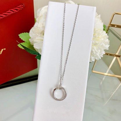 [Renovia Jewelry]JUSTE NECKLACE FULL DIAMOND
