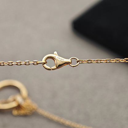 [Renovia Jewelry]JUSTE NECKLACE HALF DIAMOND