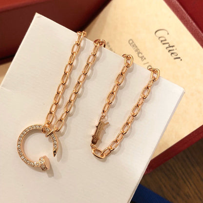 [Renovia Jewelry]JUSTE NECKLACE FULL DIAMONDS