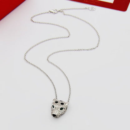 [Renovia Jewelry]PANTHERE FULL DIAMOND NECKLACE