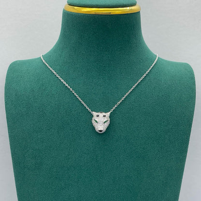 [Renovia Jewelry]PANTHERE FULL DIAMOND NECKLACE