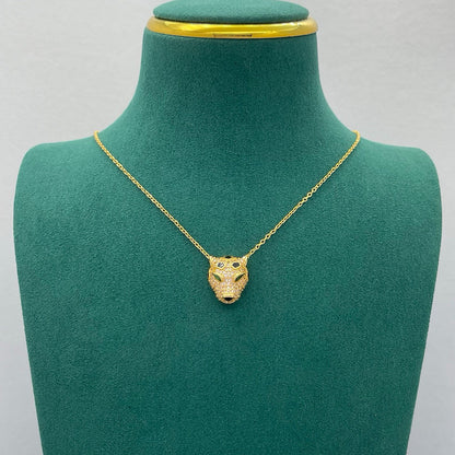 [Renovia Jewelry]PANTHERE FULL DIAMOND NECKLACE