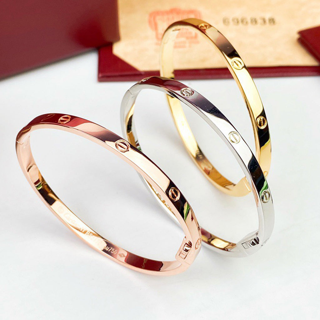 [Renovia Jewelry]LOVE BRACELET 3.65MM NO DIAMONDS