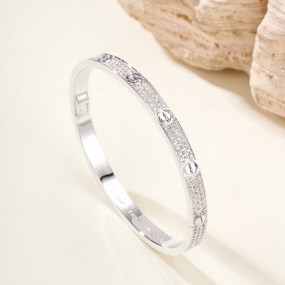 [Renovia Jewelry]LOVE BRACELET 4.8MM DIAMOND-PAVED