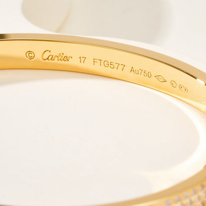 [Renovia Jewelry]LOVE BRACELET 4.8MM DIAMOND-PAVED