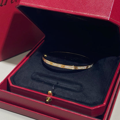 [Renovia Jewelry]LOVE BRACELET 3.65MM DIAMOND-PAVED
