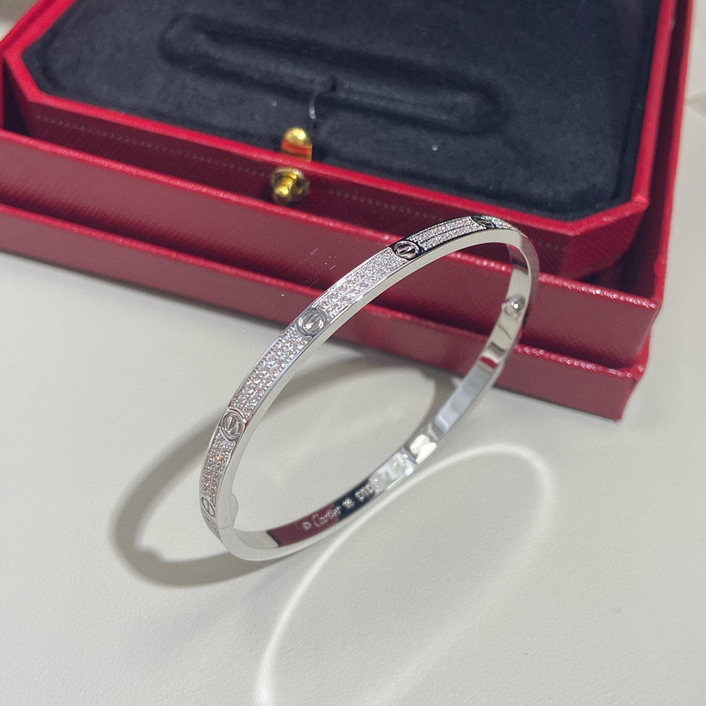 [Renovia Jewelry]LOVE BRACELET 3.65MM DIAMOND-PAVED