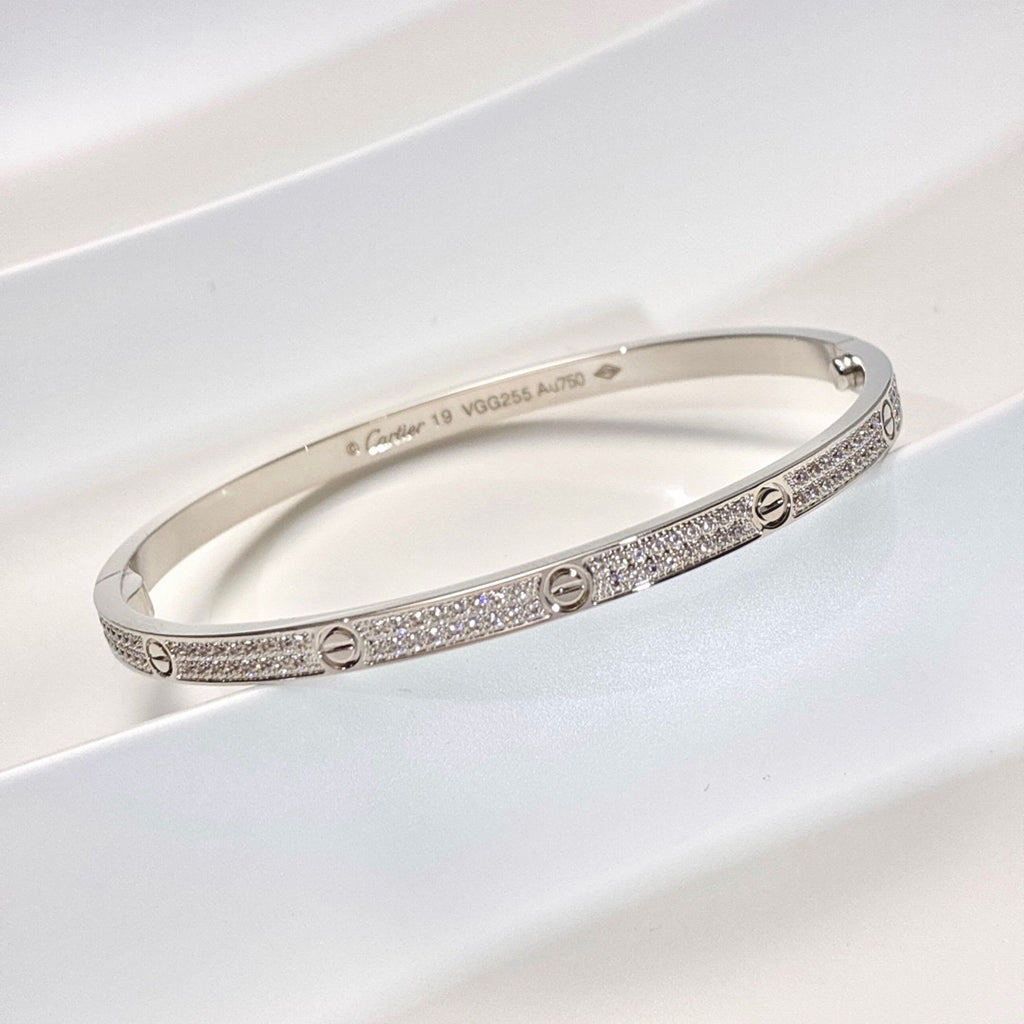 [Renovia Jewelry]LOVE BRACELET 3.65MM DIAMOND-PAVED