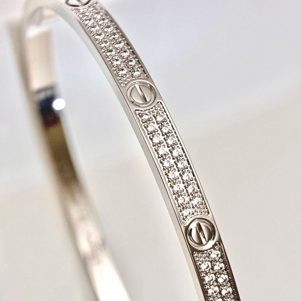 [Renovia Jewelry]LOVE BRACELET 3.65MM DIAMOND-PAVED