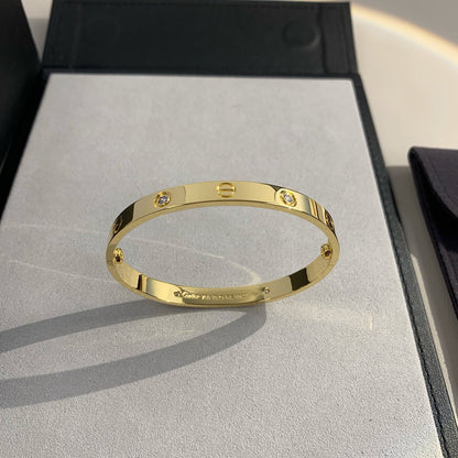 [Renovia Jewelry]LOVE BRACELET 6.1MM 4 DIAMONDS