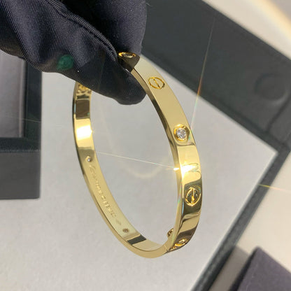 [Renovia Jewelry]LOVE BRACELET 6.1MM 4 DIAMONDS