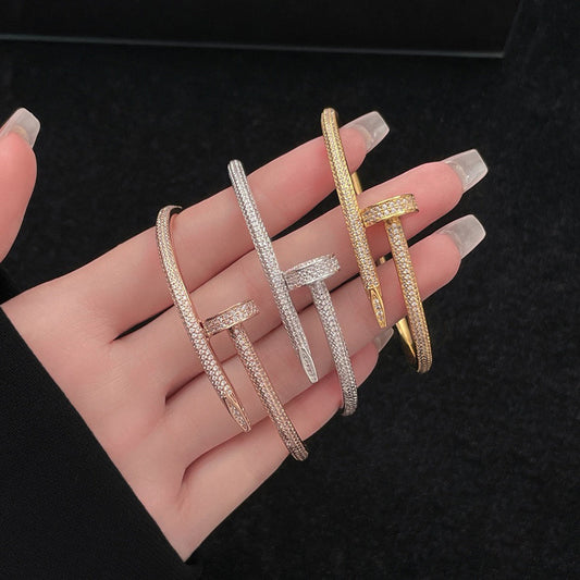 [Renovia Jewelry]JUSTE BRACELET 3.5MM ALL DIAMONDS