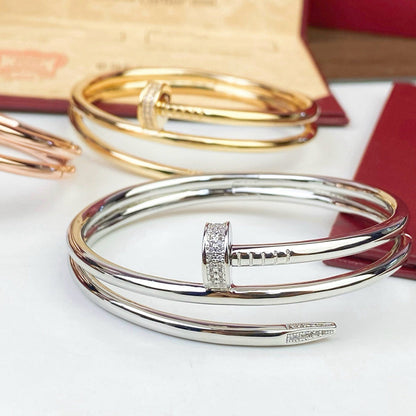 [Renovia Jewelry]JUSTE BRACELET 3.5MM DOUBLE ROW DIAMOND