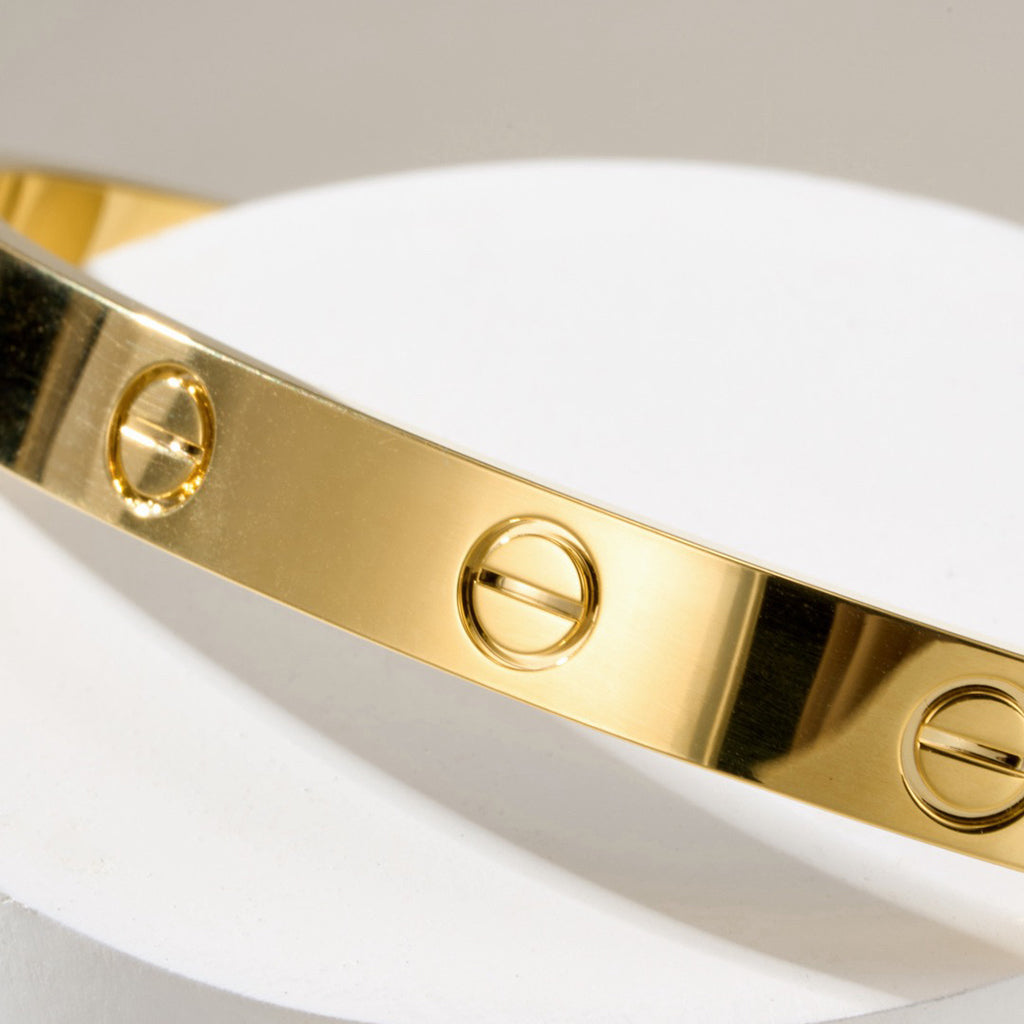 [Renovia Jewelry]LOVE BRACELET 6.1MM OPEN CUFF