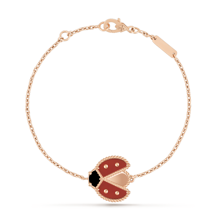 [Renovia Jewelry]LUCKY SPRING 1 MOTIF PINK GOLD BRACELET