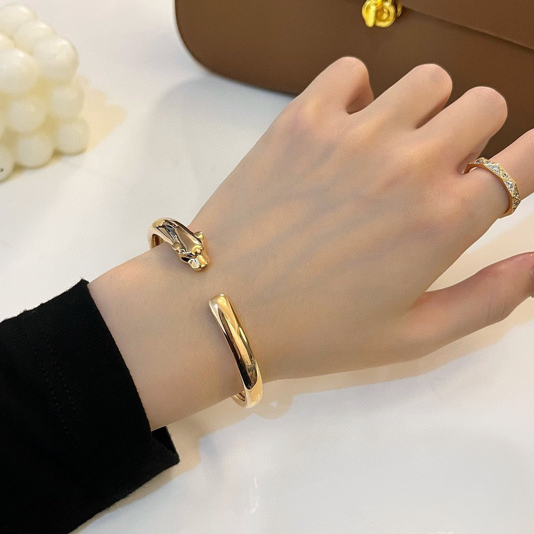 [Renovia Jewelry]PANTHERE OPEN BRACELET