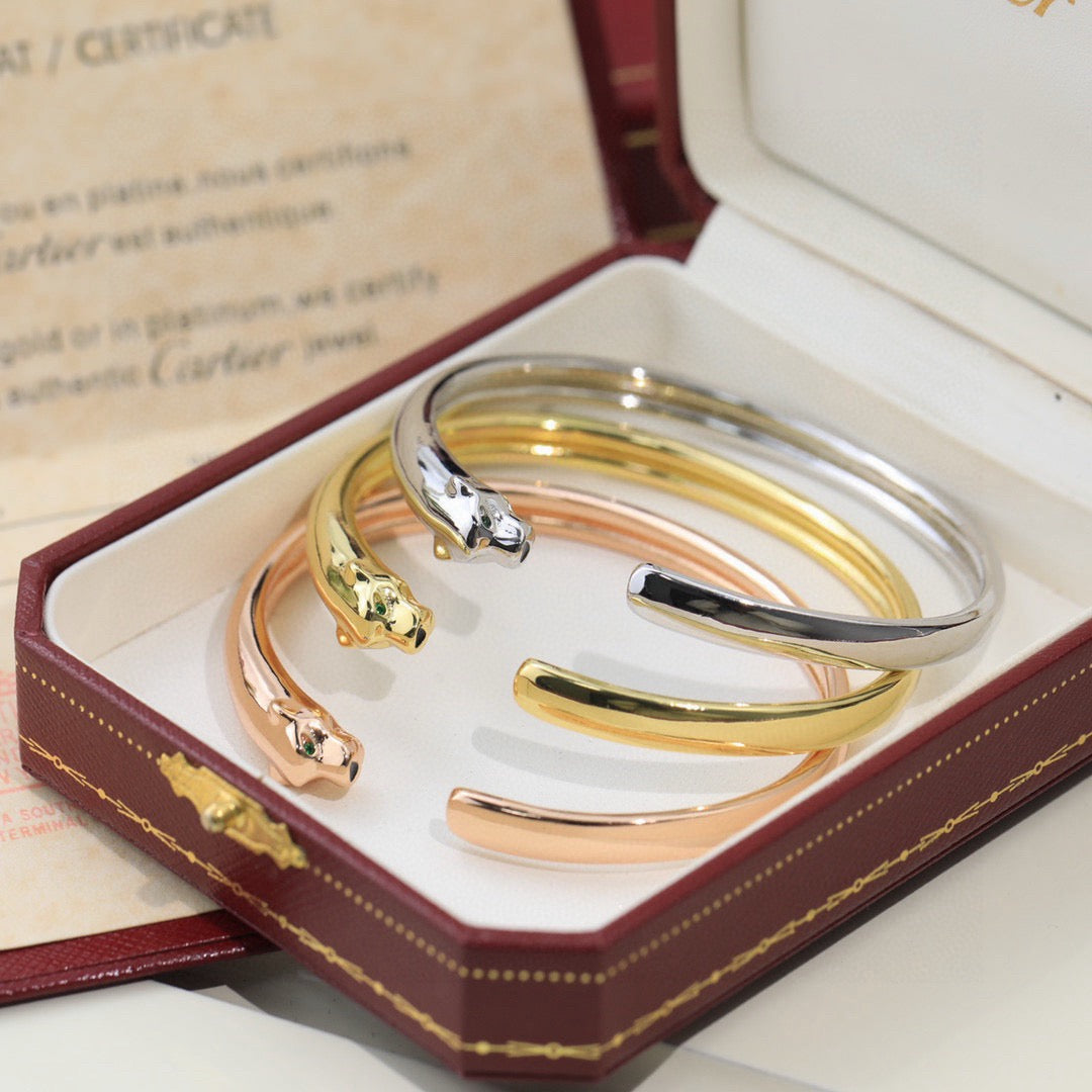 [Renovia Jewelry]PANTHERE OPEN BRACELET