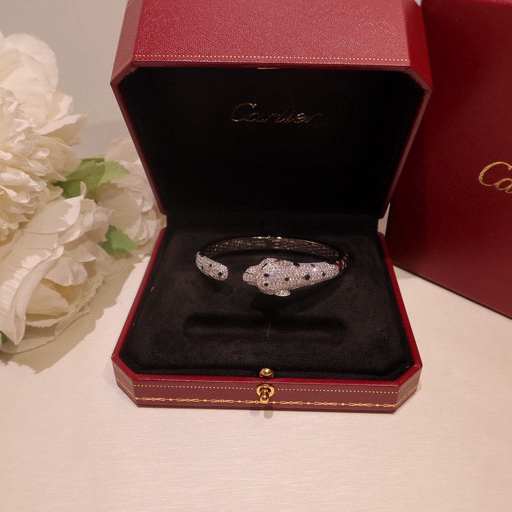 [Renovia Jewelry]PANTHERE BIG BRACELET DIAMONDS