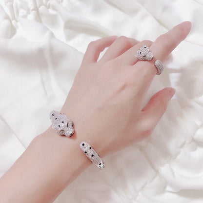 [Renovia Jewelry]PANTHERE BIG BRACELET DIAMONDS