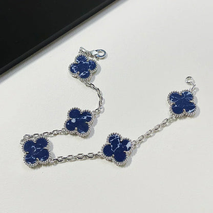 [Renovia Jewelry]CLOVER 5 MOTIF PIETERSITE BRACELET COLLECTION