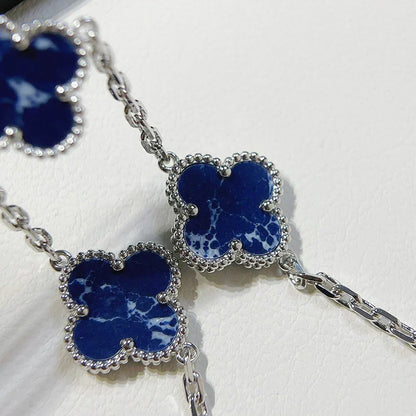 [Renovia Jewelry]CLOVER 5 MOTIF PIETERSITE BRACELET COLLECTION