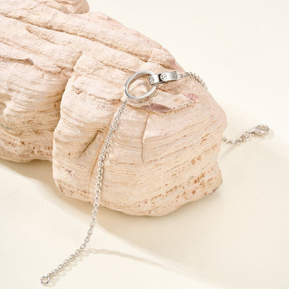 [Renovia Jewelry]LOVE BRACELET DOUBLE RING
