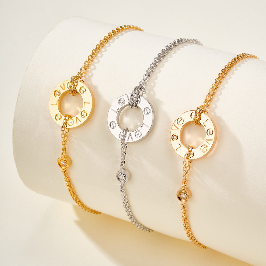 [Renovia Jewelry]LOVE BRACELET 2 DIAMOND