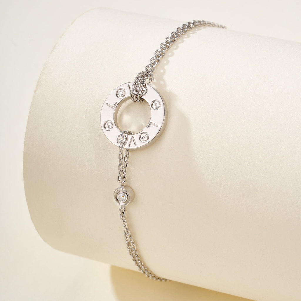 [Renovia Jewelry]LOVE BRACELET 2 DIAMOND