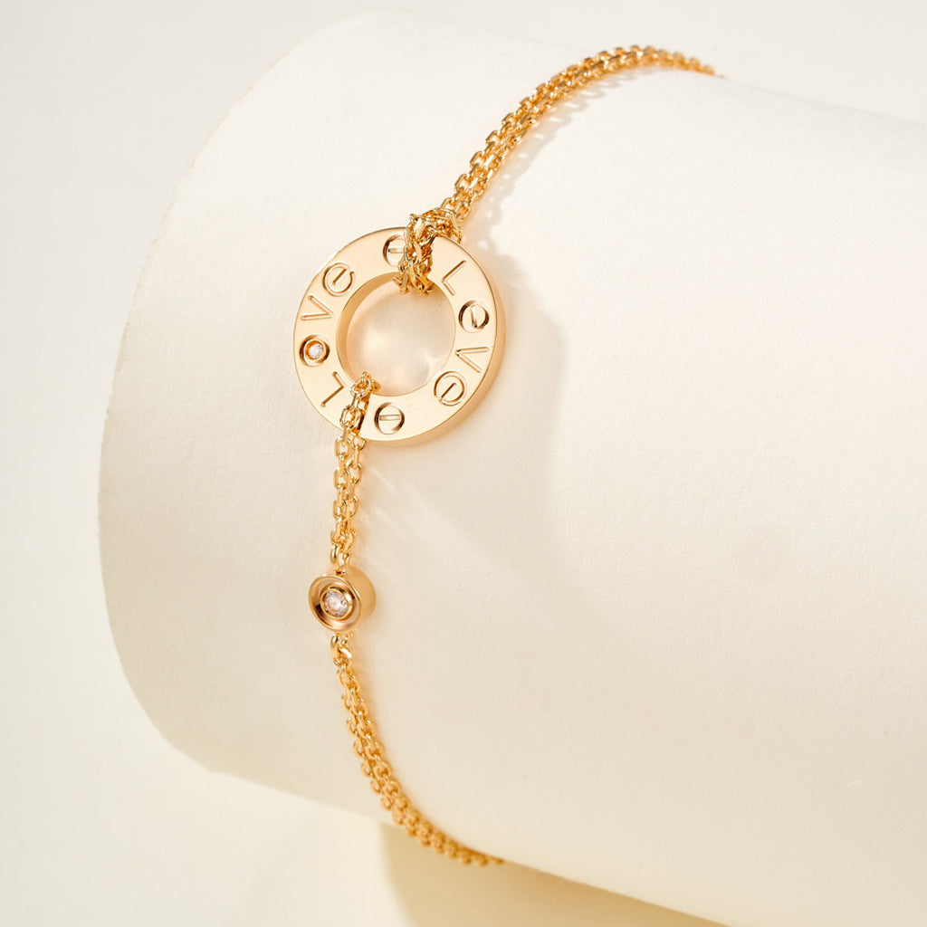 [Renovia Jewelry]LOVE BRACELET 2 DIAMOND