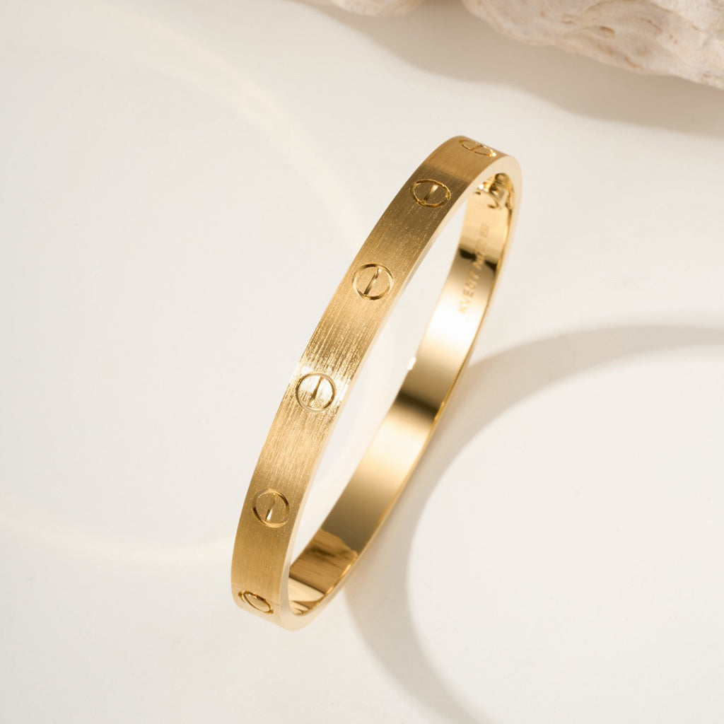 [Renovia Jewelry]LOVE BRACELET 6.1MM BRUSHED