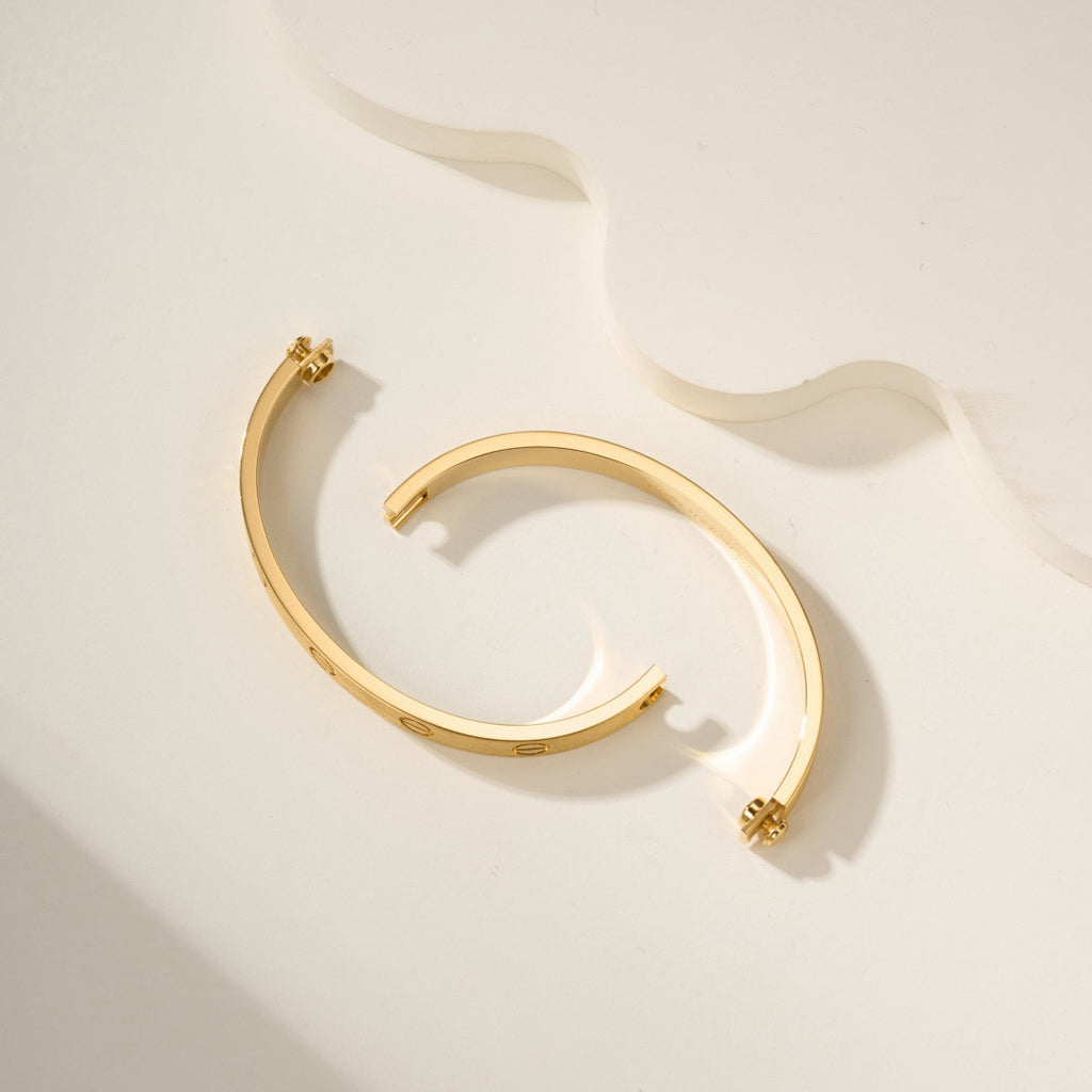 [Renovia Jewelry]LOVE BRACELET 6.1MM BRUSHED