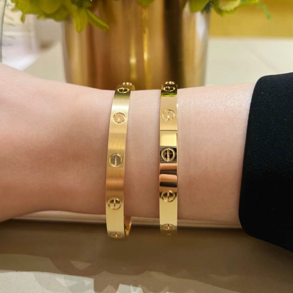 [Renovia Jewelry]LOVE BRACELET 6.1MM BRUSHED