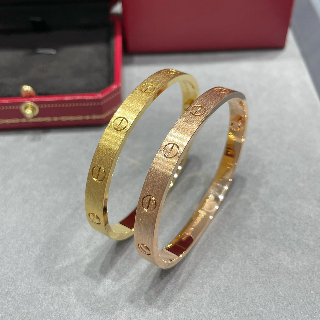 [Renovia Jewelry]LOVE BRACELET 6.1MM BRUSHED