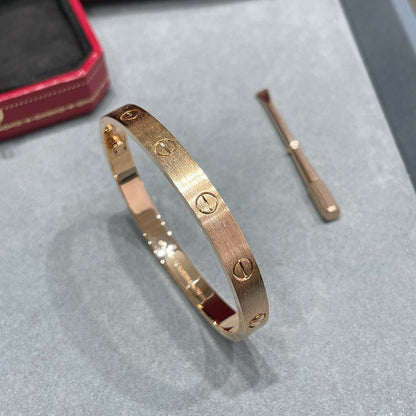[Renovia Jewelry]LOVE BRACELET 6.1MM BRUSHED