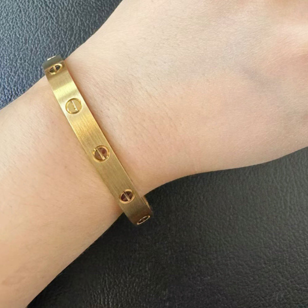 [Renovia Jewelry]LOVE BRACELET 6.1MM BRUSHED