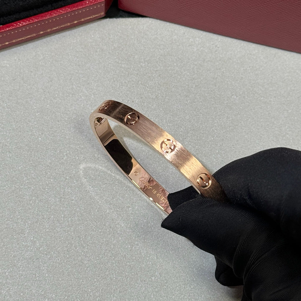 [Renovia Jewelry]LOVE BRACELET 6.1MM BRUSHED