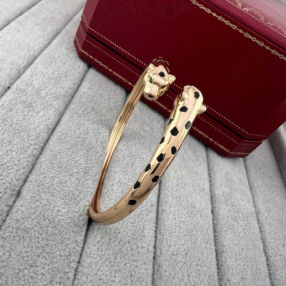 [Renovia Jewelry]PANTHERE DOUBLE HEADED OPEN BRACELET