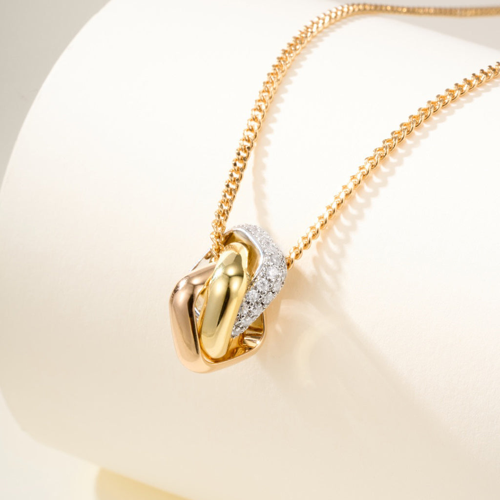[Renovia Jewelry]TRINITY CUSHION NECKLACE COLLECTION